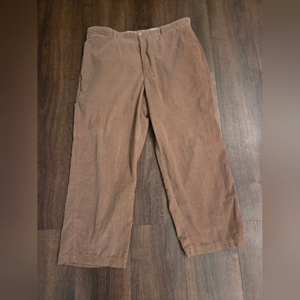 Perry Ellis Tan Corduroy Pants for Men